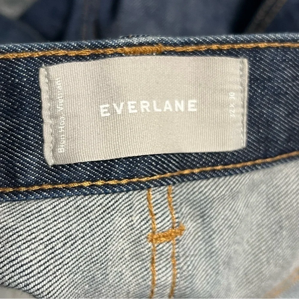 Everlane Men’s Size 32x30 Jeans Skinny Dark Blue Denim Stretch Cotton Ca…